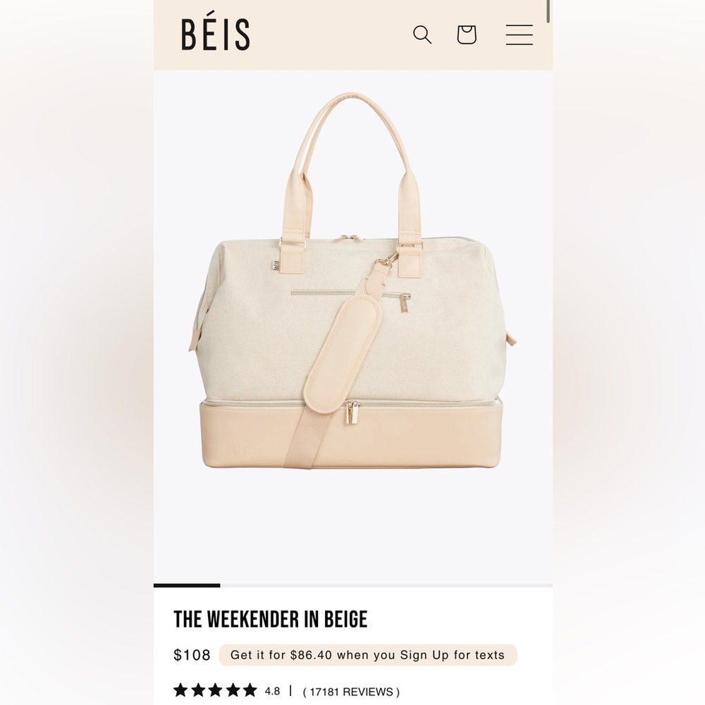 BÉIS Weekender Bag